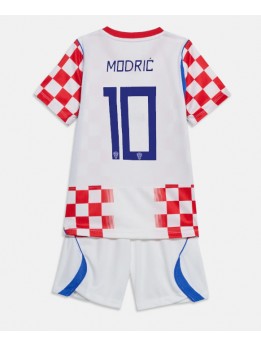 Billige Kroatia Luka Modric #10 Hjemmedraktsett Barn VM 2026 Kortermet (+ Korte bukser)